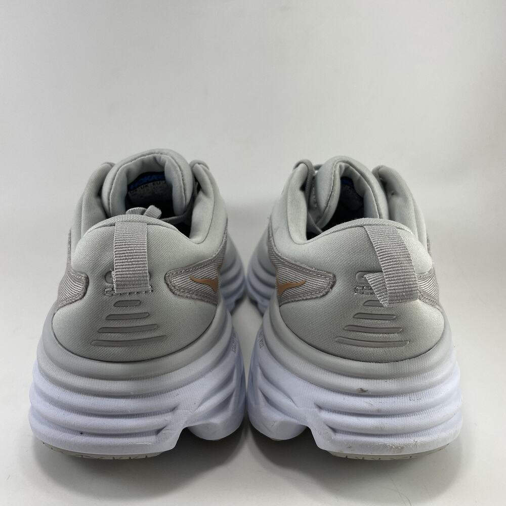 Hoka One One Bondi 8 Womens Size 9 B Harbor Mist Lunar Rock HMLR Running Shoes - Picture 4 of 11